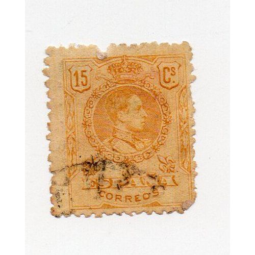 Espagne- 1 Timbre Oblitéré- N°246 Y&t- Roi Alphonse Xiii