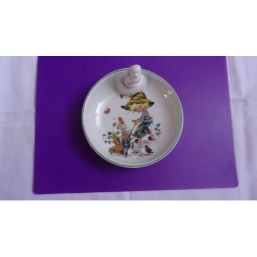 " Assiette Chauffante À Bouillie" Porcelaine De Chauvigny