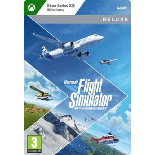 Microsoft Flight Simulator 40th Anniversary Deluxe - Jeu En Téléchargement - Ordinateur Pc