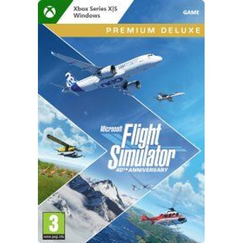 Microsoft Flight Simulator 40th Anniversary Premium Deluxe - Jeu En Téléchargement - Ordinateur Pc