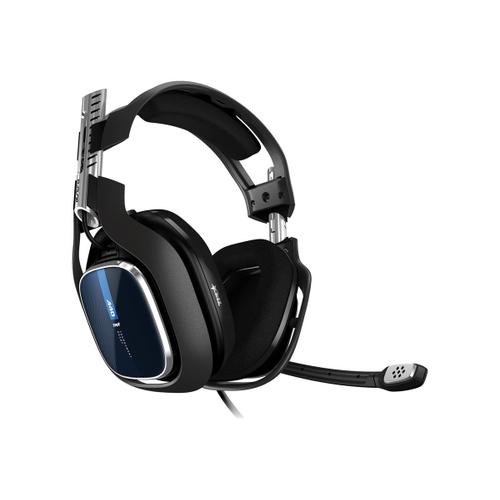 ASTRO A40 TR - For PS4 - micro-casque - circum-aural - filaire - jack 3,5mm - noir, bleu