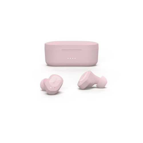 Belkin SoundForm Play - Écouteurs sans fil avec micro - intra-auriculaire - Bluetooth - Suppresseur de bruit actif - rose