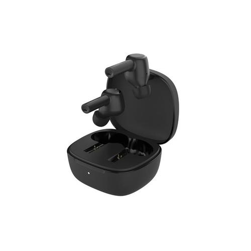 Belkin SoundForm Pulse - Écouteurs sans fil avec micro - intra-auriculaire - Bluetooth - Suppresseur de bruit actif - noir