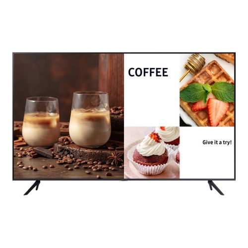 Samsung BE85C-H - Classe de diagonale 85" BEC-H Series TV LCD rétro-éclairée par LED - Crystal UHD - signalisation numérique - Smart TV - Tizen OS - 4K UHD (2160p) 3840 x 2160 - HDR - noir