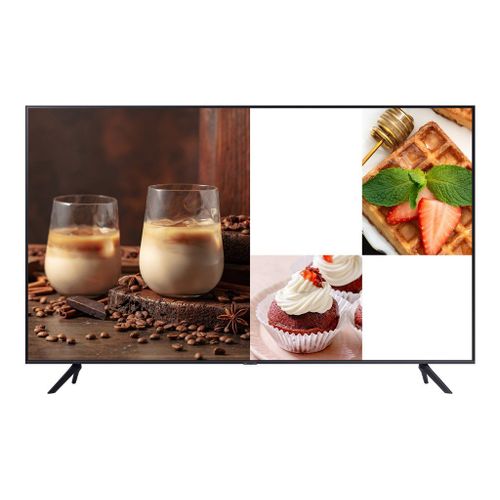 Samsung BE55C-H - Classe de diagonale 55" BEC-H Series TV LCD rétro-éclairée par LED - Crystal UHD - signalisation numérique - Smart TV - Tizen OS - 4K UHD (2160p) 3840 x 2160 - HDR - noir