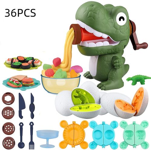 Outils Pâte À Modeler 3 4 5 6 7 8 Ans,Kit Matériel Outils De Pâte De Dinosaure,Jouets De Bricolage Jeu De Créativité Cadeaux Pour Garçons Filles