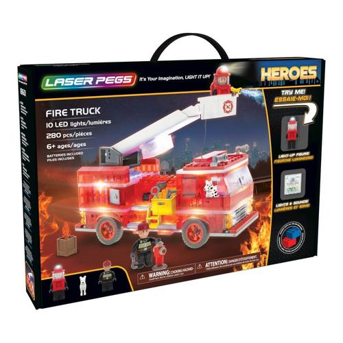 Jeu De Construction Laser Pegs Fire Truck Heroes