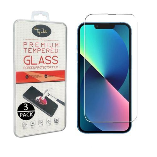 [3pack] Film De Protection 2.5d Verre Trempé Pour Iphone 14 Plus [Toproduits®]