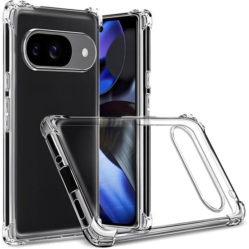Coque Silicone Pour Google Pixel 9 Pro - Coins Renforcés Transparent Antichoc - E.F.Connection