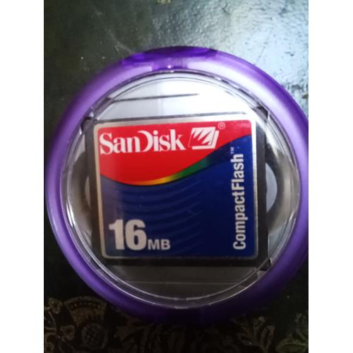 Carte mémoire SanDisk CompactFlash 16 MB