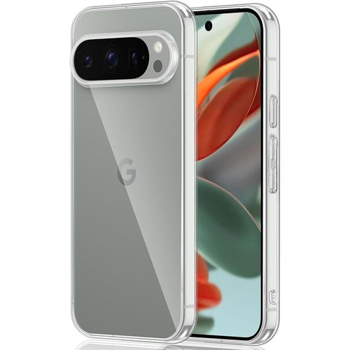 Coque Pour Google Pixel 9 Pro, Souple Protection Renforcée Antichoc Silicone Transparent - E.F.Connection