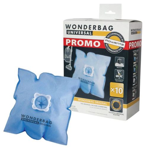 Sacs microfibres par 10 en vrac WONDERBAGWB408120REC pour Aspirateur
