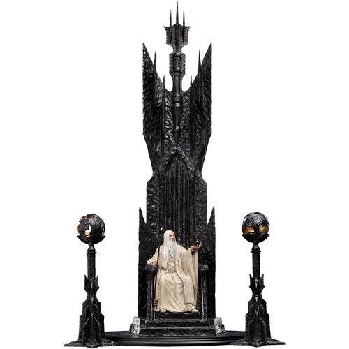 Weta Workshop Limited Edition Polystone - The Lord Of The Rings Trilogy - Saruman The White On Throne 1:6 Scale Statue [Collectables] Ltd Ed, Statue, Collectible