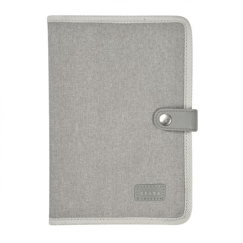 Protège Carnet De Santé Gris Chiné