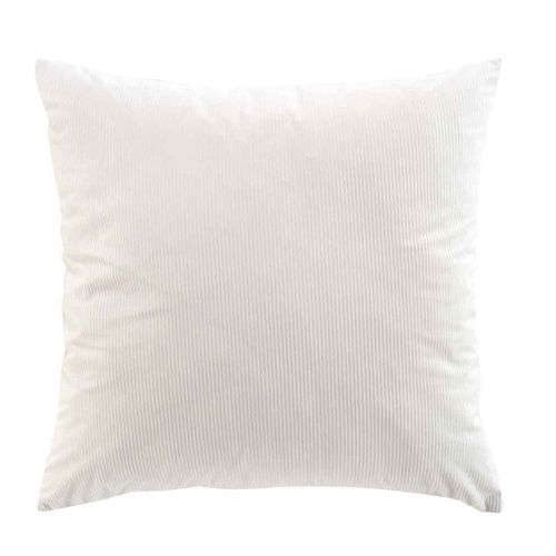 Coussin Déco En Velours "Casual" 60x60cm Naturel