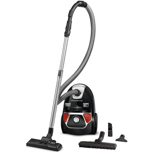 Rowenta Compact Power RO3955EA PARQUET - Aspirateur - traineau - sac - rouge/noir