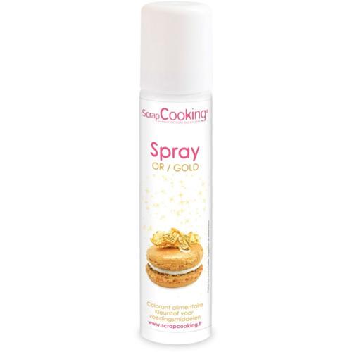 Bombe Spray Colorant Or 75ml - Scrapcooking