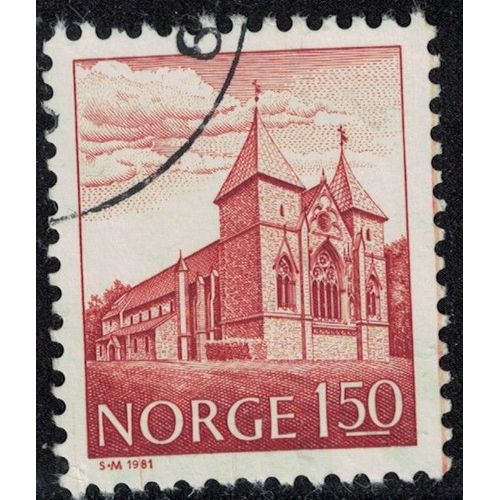 Norvège 1981 Oblitéré Used Cathédrale De Stavanger Y&t No 787 Su