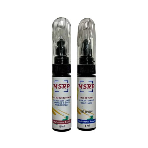 Msrp France - Kit Stylo Retouche Peinture Voiture Pour Mitsubishi P04 & New Red - Spicy Red - Atténuer Rayures Et Éclats De Peinture