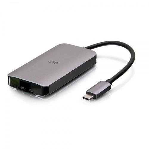 C2G USB C Docking Station with 4K HDMI, USB, Ethernet, and USB C - Power Delivery up to 100W - Station d'accueil - USB-C / Thunderbolt 3 - HDMI - 1GbE