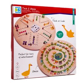 3 En 1 : Jeu De L'oie, Ludo Et Tock