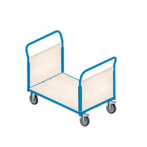 Chariot plateforme robuste double poignée capacité 500kg MW Tools SH50102