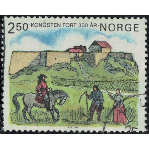 Norvège 1985 Oblitéré Used 300 Ans Du Fort Kongsten Y&t No 879 Su