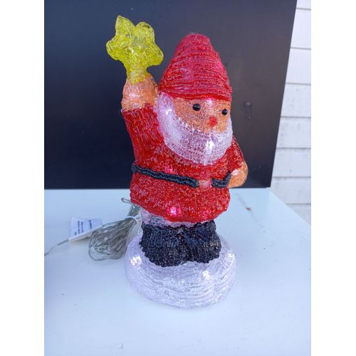 Père Noël 3D Lumineux 30 LED - Gifi Intérieur Extérieur