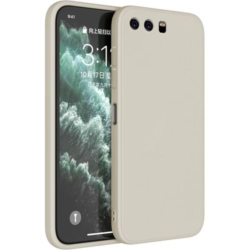 Coque Pour Huawei P10 (5.1"" Inches) Etui Housse, Protecteur De Peau En Silicone Tpu - Blanc Antique