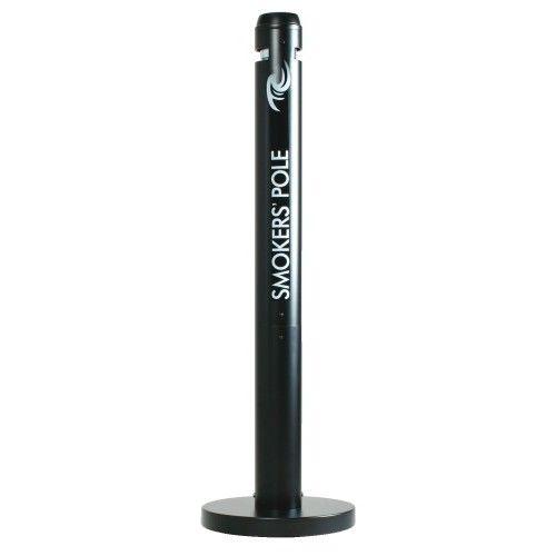 Cendrier sur pied mobile - Smokers' Pole - argent RUBBERMAID