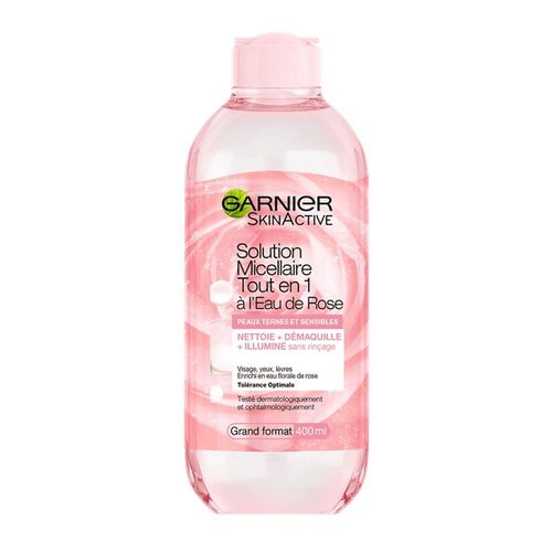 Solution Micellaire Garnier Skinactive Tout En 1 Eau De Rose 