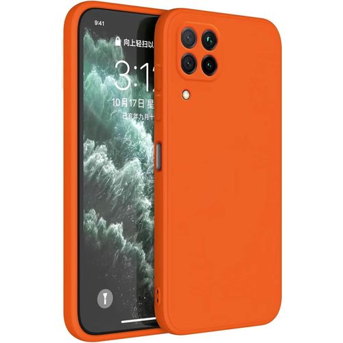 Coque Pour Huawei P40 Lite 4g (6.4"" Inches) Etui Housse, Protecteur De Peau En Silicone Tpu - Orange