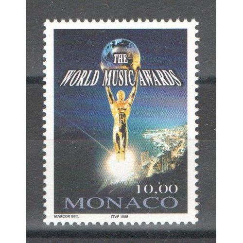 Monaco N° 2158 Neuf ** - Musique - 10e World Music Awards