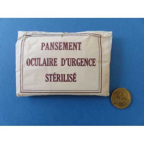 Pansement Oculaire Militaire / Armee Francaise / Original
