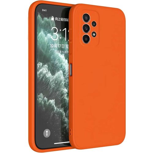 Coque Pour Samsung Galaxy A23 5g (6.6"" Inches) Etui Housse, Protecteur De Peau En Silicone Tpu - Orange