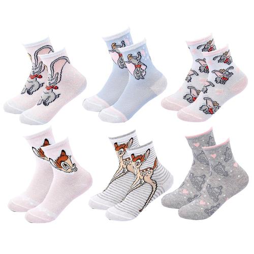 Chaussettes Pack Fille Disney Classic Pack De 6 Paires 2947