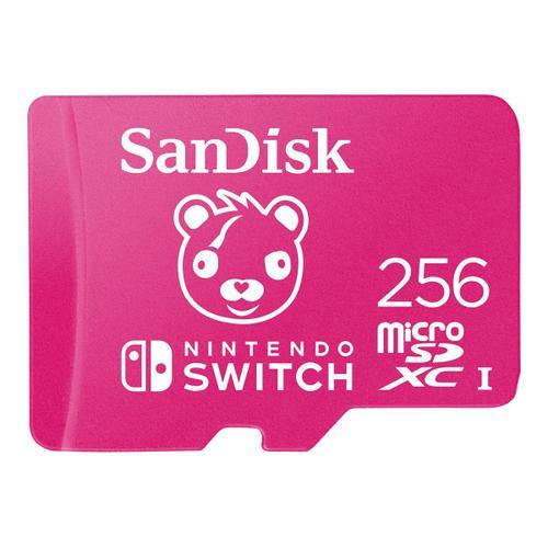 SanDisk Nintendo Switch - Fortnite Edition carte mémoire flash - 256 Go - UHS-I U3 - microSDXC UHS-I