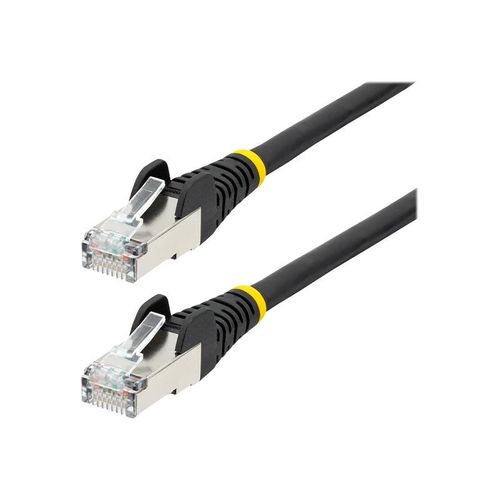StarTech.com Câble Ethernet CAT6a 2m - LSZH, 10 GbE 100W PoE S/FTP - Cordon de raccordement - RJ-45 (M) pour RJ-45 (M) - 2 m - S/FTP - CAT 6a - IEEE 802.3bt - sans crochet, bloqué, moulé, sans...