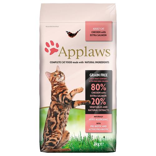 2kg Applaws Poulet/Saumon Croquettes Pour Chat