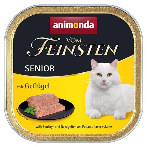 6x100g Senior Volaille Animonda Vom Feinsten - Pâtée Pour Chat