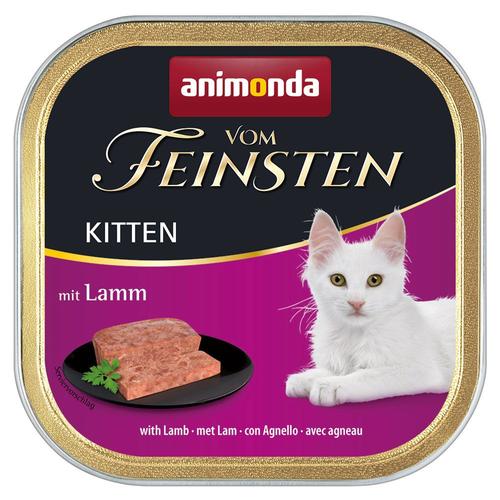 6x100g Kitten Agneau Animonda Vom Feinsten - Pâtée Pour Chaton