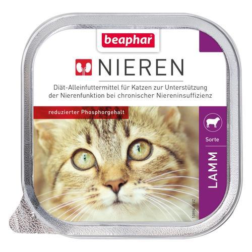 24x100g Régime Rénal Agneau Beaphar - Nourriture Pour Chat