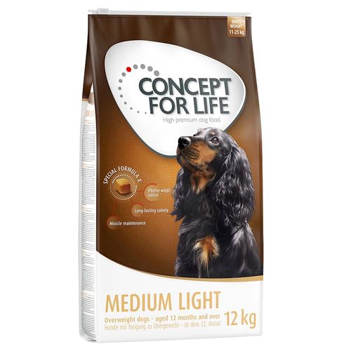 2x12kg Medium Light Concept For Life - Croquettes Pour Chien