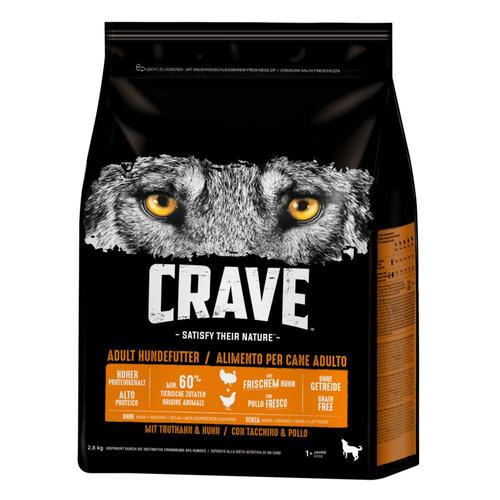 2,8 Kg Crave Adult Dinde, Poulet Pour Chien - Croquettes Pour Chien