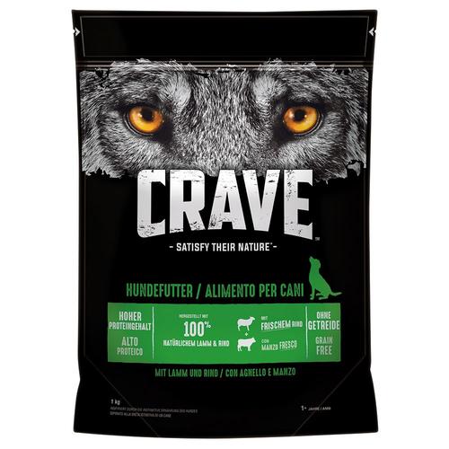 1kg Crave Adult Agneau, B¿Uf - Croquettes Pour Chien