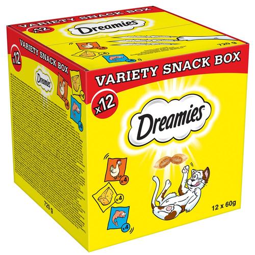 12x60g Catisfactions Variety Snack Box - Friandises Pour Chat