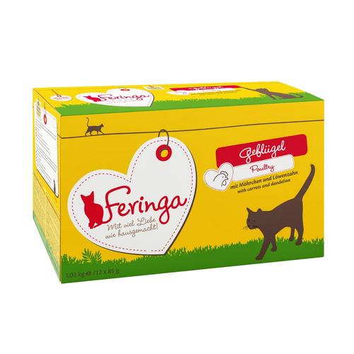 48x85g Volaille & Petites Carottes Feringa - Nourriture Pour Chat