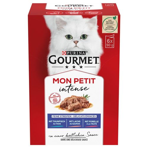 48x50g Mégapack Gourmet Mon Petit Poisson - Pâtée Pour Chat