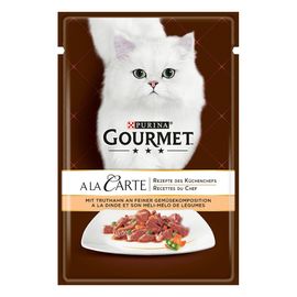 26x85g Gourmet À La Carte Dinde & Légumes Du Jardin - Pâtée Pour Chat