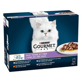 12x85g Gourmet Perle Duo - Pâtée Pour Chat